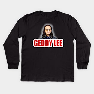 Rush's Geddy Lee Kids Long Sleeve T-Shirt